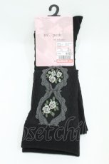 画像1: m petit by misako / ECAMOVKバラレース  ブラック H-26-07-02-1002-LO-ZA-NS-ZH (1)