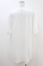 画像2: NieR Clothing / プリント半袖CUTSEW XL 白 H-26-07-02-064-PU-TO-KB-ZH (2)