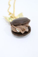 画像3: Q-pot. / Creamy Chocolate Macaronネックレス  ブラウン H-26-07-02-007-QP-AC-AK-ZH (3)