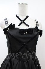 画像4: AVENCHUMU / Back ruffle ribbon harness one piece FREE 黒 H-26-07-02-017-LO-OP-AK-ZH (4)