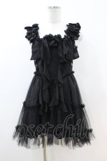 画像1: AVENCHUMU / Lethal ribbon sleeveless one piece FREE 黒 H-26-07-02-018-LO-OP-AK-ZH (1)