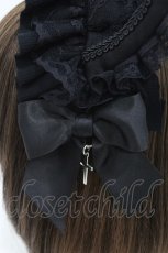 画像3: HANGRY&ANGRY / BIG CAT EARS HEAD DRESS  黒 H-26-07-02-002-HN-AC-AK-ZH (3)