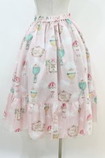 画像2: Melody BasKet / Sky Balloonスカート M サンライズピンク H-26-07-02-022-LO-SK-AK-ZH (2)