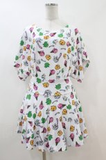 画像1: NieR Clothing / 総柄セットアップ  白 H-26-07-02-023-PU-OP-KB-ZH (1)