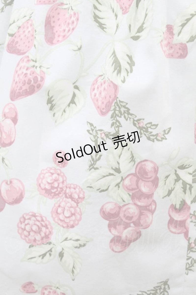 画像3: MILK / CHERRY gardenドレス  サックスベース H-26-07-02-028-ML-OP-AK-ZH (3)