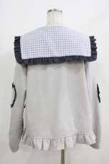画像3: To Alice / セーラーショートコート M グレー H-26-07-03-039-LO-CO-NS-ZH (3)