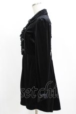 画像2: axes femme / ナポレオンベロアコート M ブラック H-26-07-03-041-AX-CO-NS-ZH (2)