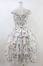 画像2: Forest Wardrobe（海外ロリータブランド） / Forest Basket3.0 ジャンパースカートセット M オイルローズ H-26-07-03-1045-LO-OP-NS-ZH (2)