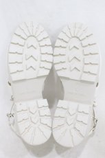 画像3: Lovely Tency / 眞白ありす/ビジューリボンサンダル L 白 H-26-07-03-1006-GO-SH-NS-ZH (3)