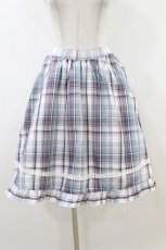 画像1: virally / 星名桜子/チェックスカート L ブルー H-26-07-03-1058-PU-SK-NS-ZH (1)