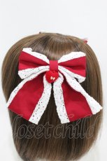 画像3: Eri Aino's collaboration / AE*2Pリボンクリップ  レッド H-26-07-03-1008-PU-AC-NS-ZH (3)