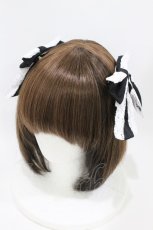 画像1: Eri Aino's collaboration / AE*2Pリボンクリップ  ブラック H-26-07-03-1009-PU-AC-NS-ZH (1)