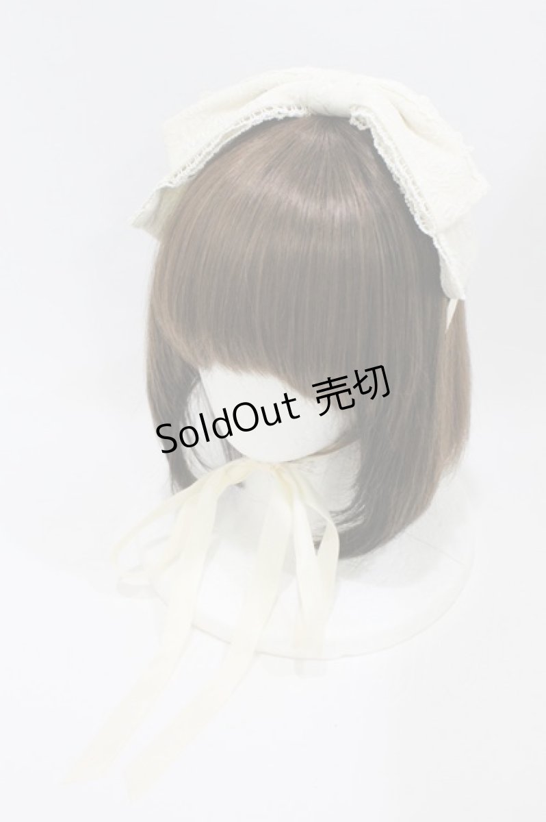 画像1: axes femme kawaii / レディローズヘッドドレス  生成り H-26-07-03-1010-AX-AC-NS-ZH (1)