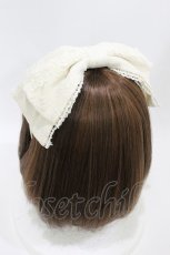 画像2: axes femme kawaii / レディローズヘッドドレス  生成り H-26-07-03-1010-AX-AC-NS-ZH (2)