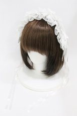 画像1: DearMyLove / 4WAYクリップ型ヘッドドレス  オフ H-26-07-03-1012-EL-AC-NS-ZH (1)