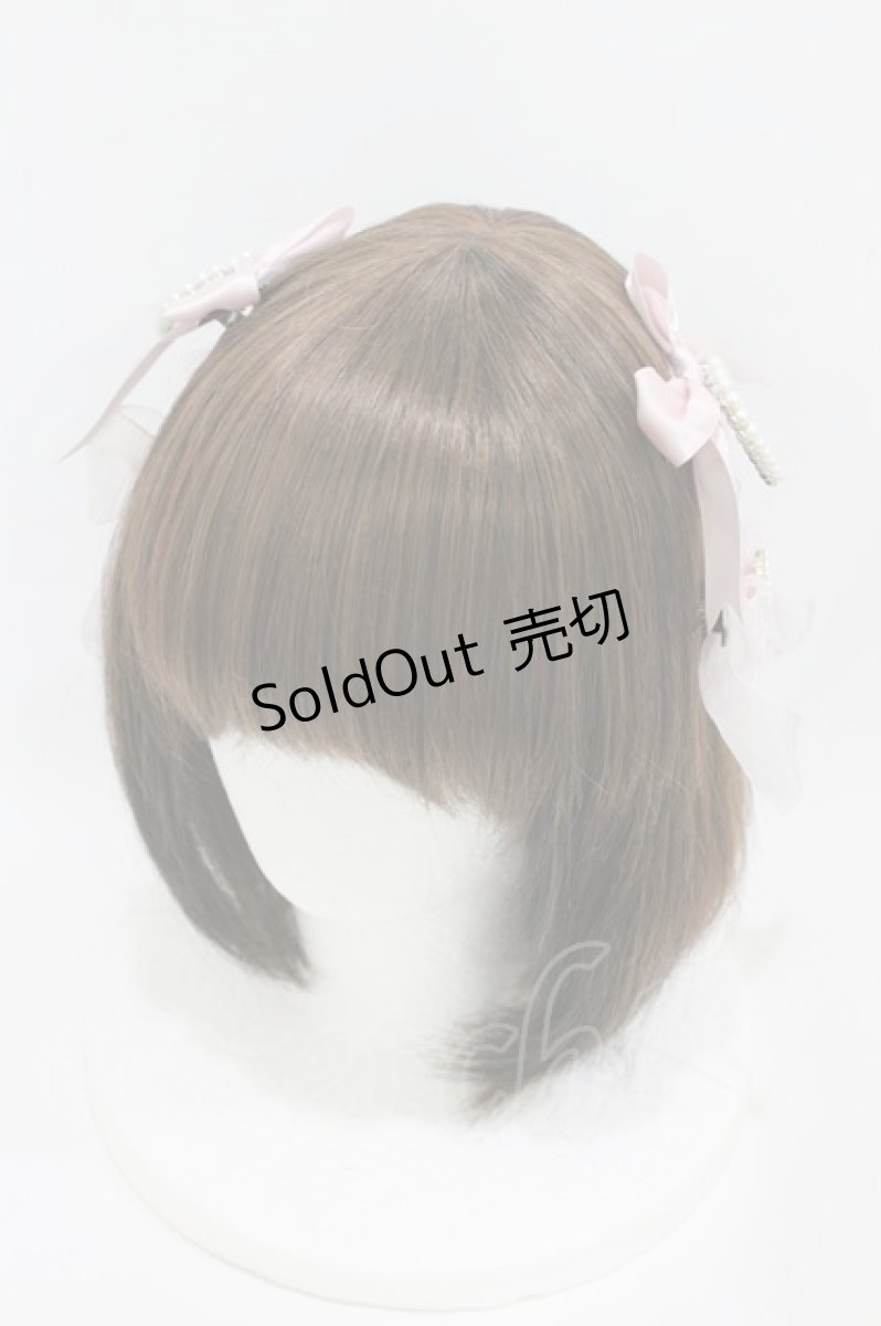 画像1: Lovely Tency / 眞白ありす/クリップ4個セット  ピンク H-26-07-03-1014-GO-AC-NS-ZH (1)