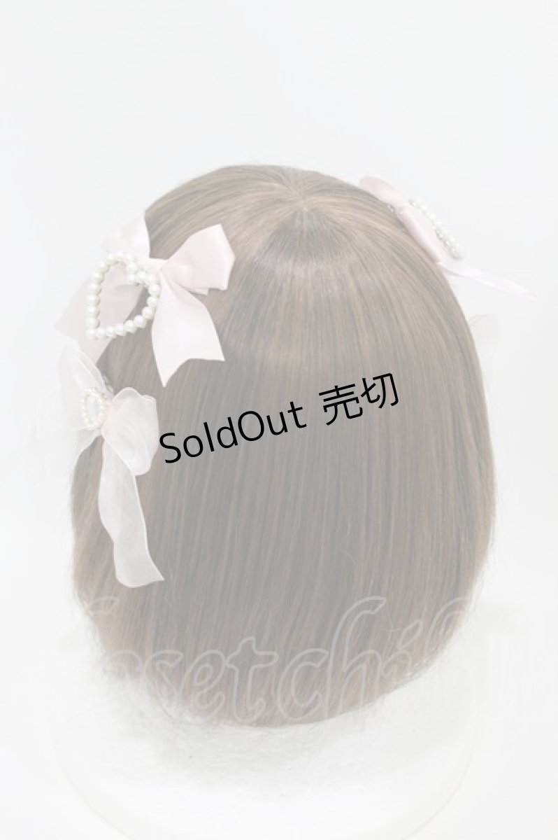 画像2: Lovely Tency / 眞白ありす/クリップ4個セット  ピンク H-26-07-03-1014-GO-AC-NS-ZH (2)