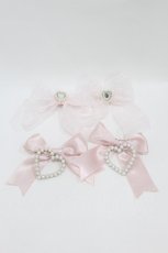 画像3: Lovely Tency / 眞白ありす/クリップ4個セット  ピンク H-26-07-03-1014-GO-AC-NS-ZH (3)