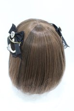 画像2: Rojita / レースレイヤードパールチェーンヘアクリップSET  ブラック H-26-07-03-1018-LO-AC-NS-ZH (2)