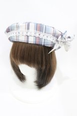 画像1: virally / 星名桜子/チェックベレー  ブルー H-26-07-03-1003-PU-AC-NS-ZH (1)