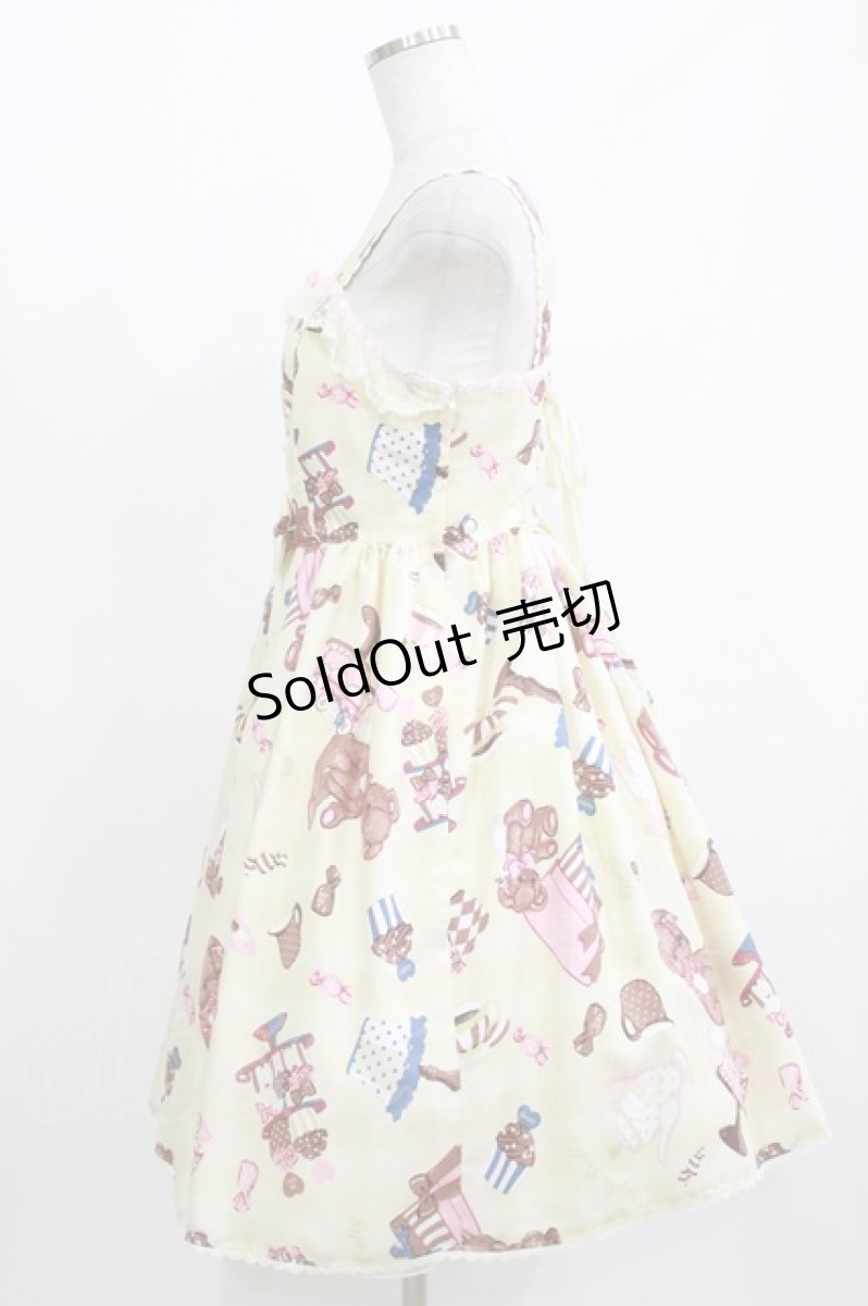 画像2: Angelic Pretty / 夢見るプレゼントジャンパースカート Free アイボリー H-26-07-03-001-AP-OP-NS-ZH (2)