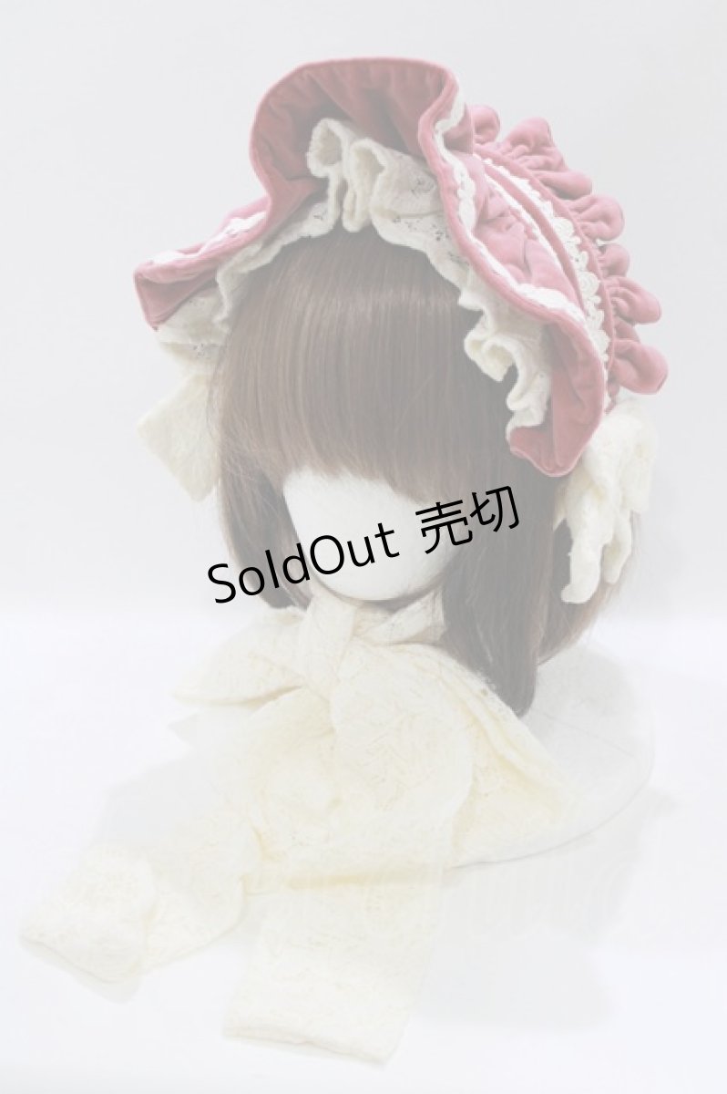 画像1: Dolly Muses / ボンネット  ピンク H-26-07-03-081-PU-AC-NS-ZH (1)