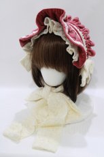 画像1: Dolly Muses / ボンネット  ピンク H-26-07-03-081-PU-AC-NS-ZH (1)