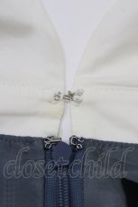 画像5: Jane Marple / Ribbon stripe jacquardのパブリックドレス M ブルーグレー H-26-07-03-2023-JM-OP-KB-ZH (5)