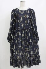 画像1: Jane Marple / The nursery Alice tunic dress  ネイビー H-26-07-03-2025-JM-OP-KB-ZH (1)