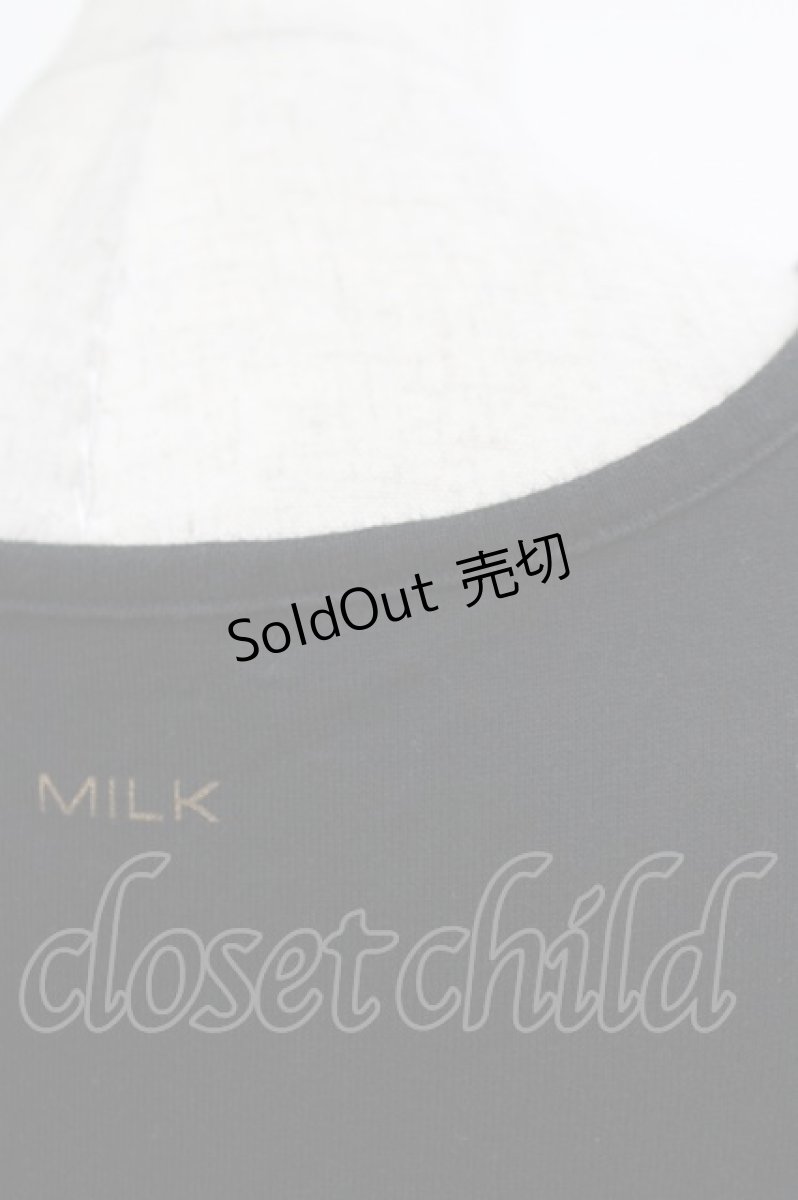 画像4: MILK / Ribbonカットワンピース  ブラック H-26-07-03-2038-ML-OP-KB-ZH (4)