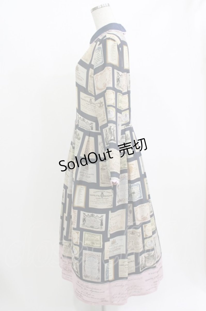 画像2: Jane Marple / Precious invitationsコレットドレス M ネイビー H-26-07-03-2008-JM-OP-AK-ZH (2)