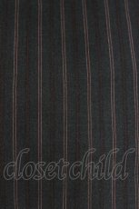 画像4: Jane Marple / British stripeタブリエドレス M チャコールグレー H-26-07-03-2011-JM-OP-AK-ZH (4)