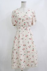 画像1: MILK / チェリーブロッサムdress  バニラチェリー H-26-07-03-2017-ML-OP-KB-ZH (1)