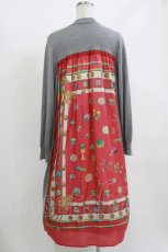 画像3: Jane Marple Dans Le Salon / Sewing kitコラボレーションドレス  rose×mix gray H-26-07-03-2002-JM-OP-KB-ZH (3)