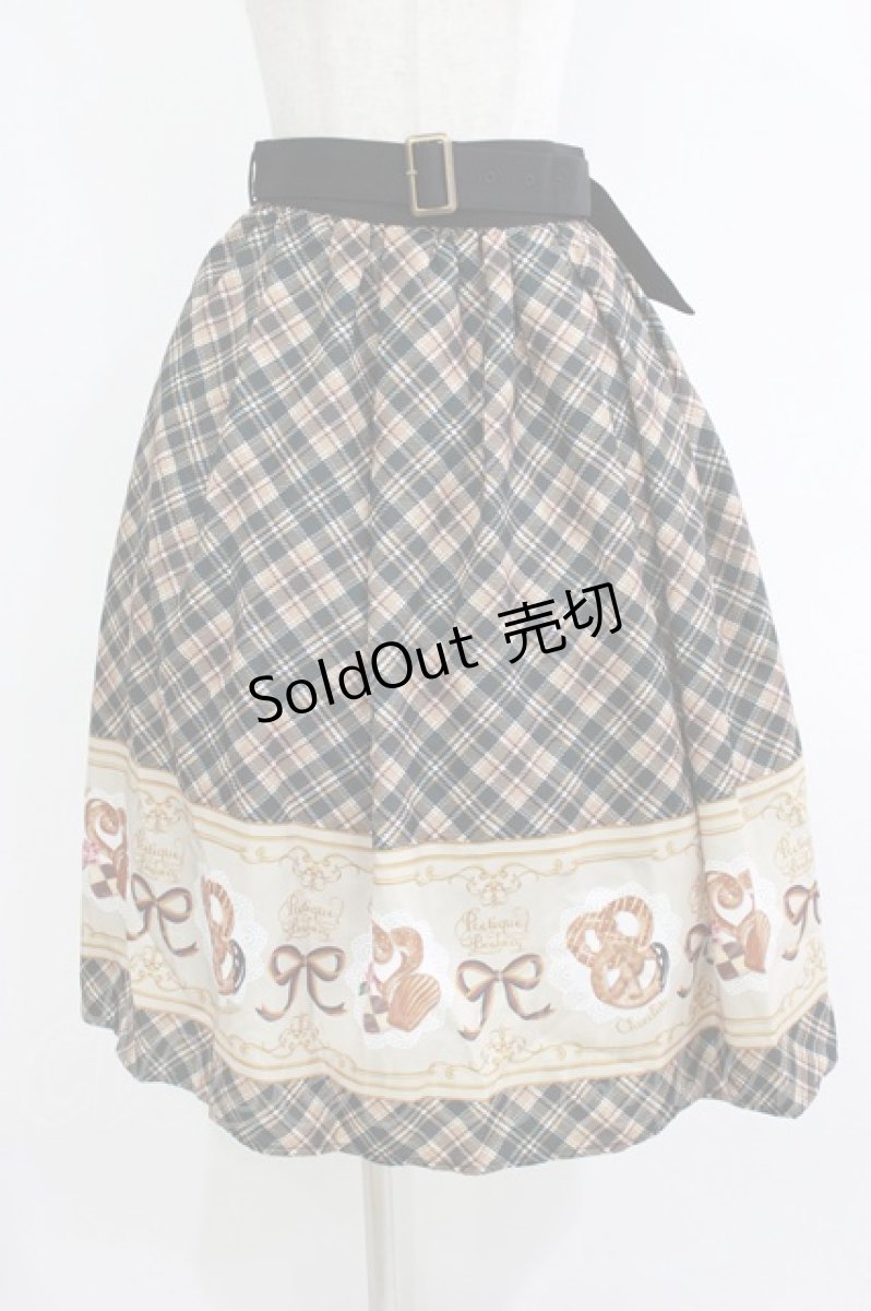 画像1: axes femme POETIQUE / プレッツェルベルト付スカート M ブラック H-26-07-03-016-AX-SK-NS-ZH (1)