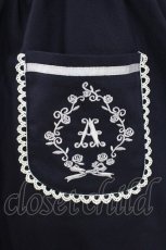 画像4: Amavel / ポケット刺繍ジャンパースカート Free ネイビー H-26-07-04-037-CA-OP-NS-ZH (4)