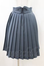 画像1: Fi.n.t / フロントレースアッププリーツスカート Free BLUE GRAY H-26-07-04-049-CA-SK-NS-ZH (1)