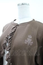 画像3: m petit by misako / MSKバラBフリルボレロ M ブラウン H-26-07-04-051-LO-TO-NS-ZH (3)