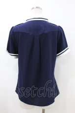 画像2: Amavel / Crown Marinのポケット付きブラウス Free ネイビー H-26-07-04-054-CA-BL-NS-ZH (2)