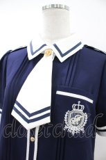 画像3: Amavel / Crown Marinのポケット付きブラウス Free ネイビー H-26-07-04-054-CA-BL-NS-ZH (3)
