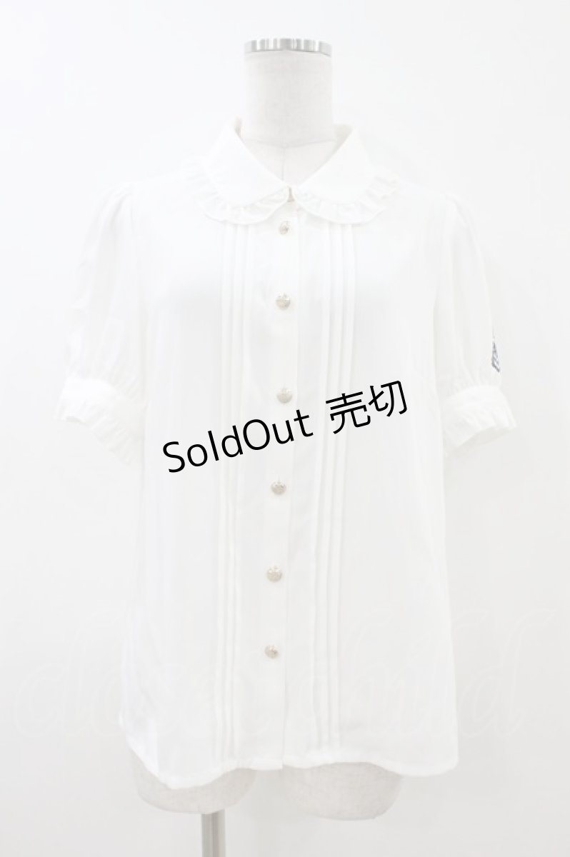 画像1: Amavel / 袖刺繍ブラウス Free オフ H-26-07-04-060-CA-OP-NS-ZH (1)