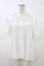 画像1: Fi.n.t / シェル刺繍ブラウス Free オフ H-26-07-04-061-CA-BL-NS-ZH (1)