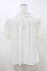 画像2: Fi.n.t / シェル刺繍ブラウス Free オフ H-26-07-04-061-CA-BL-NS-ZH (2)