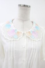 画像3: Fi.n.t / シェル刺繍ブラウス Free オフ H-26-07-04-061-CA-BL-NS-ZH (3)