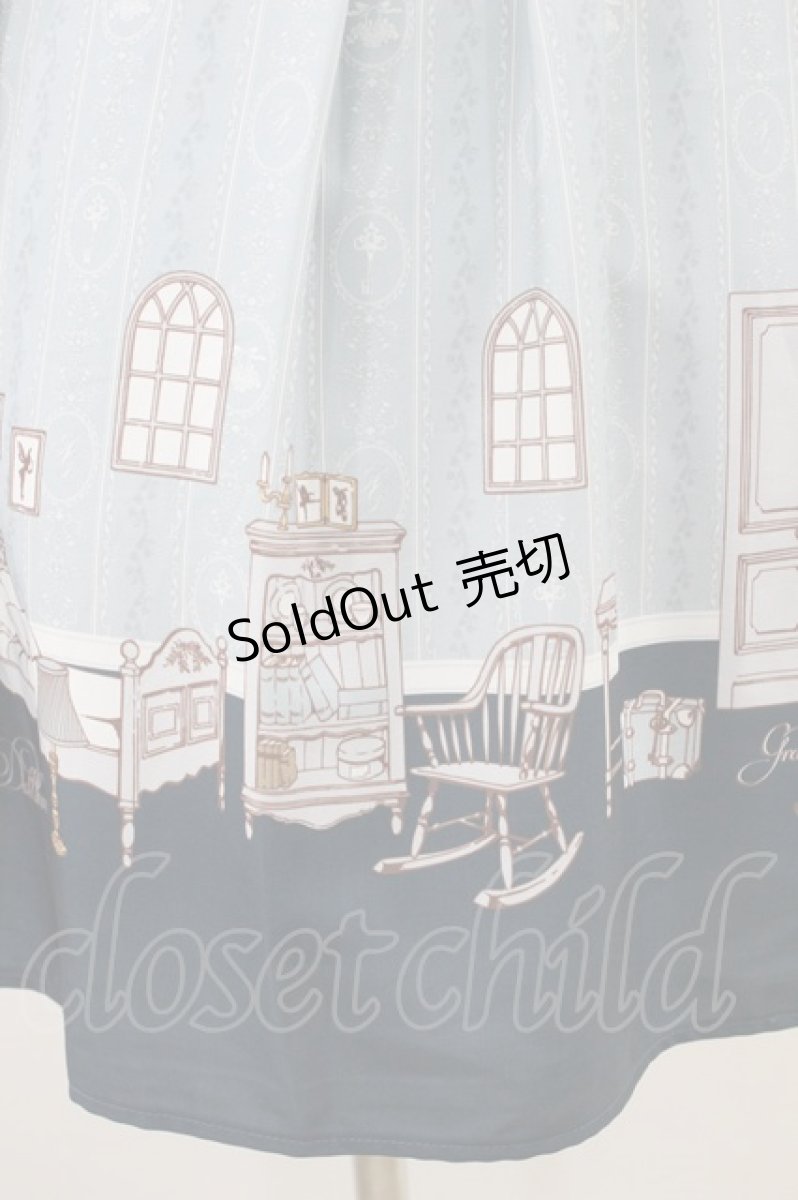 画像3: Amavel / Antique Doll houseワンピース Free ブルー H-26-07-04-019-CA-OP-NS-ZH (3)