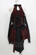 画像3: HIDOLATRAL THEODOL / デビルワンピース L 黒×赤 H-26-07-05-034-PU-OP-AK-ZH (3)