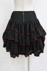 画像3: Ozz oneste / 刺繍ボリュームスカート  黒 H-26-07-05-043-OO-SK-AK-ZH (3)