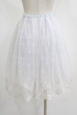 画像3: LIZ LISA / お花刺繍チュールスカート 0 サックス H-26-07-05-004-LO-SK-NS-ZH (3)