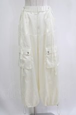 画像1: THEREDTHREAD / S pierce cargo pants F アイボリー H-26-07-05-045-PU-PA-AK-ZH (1)