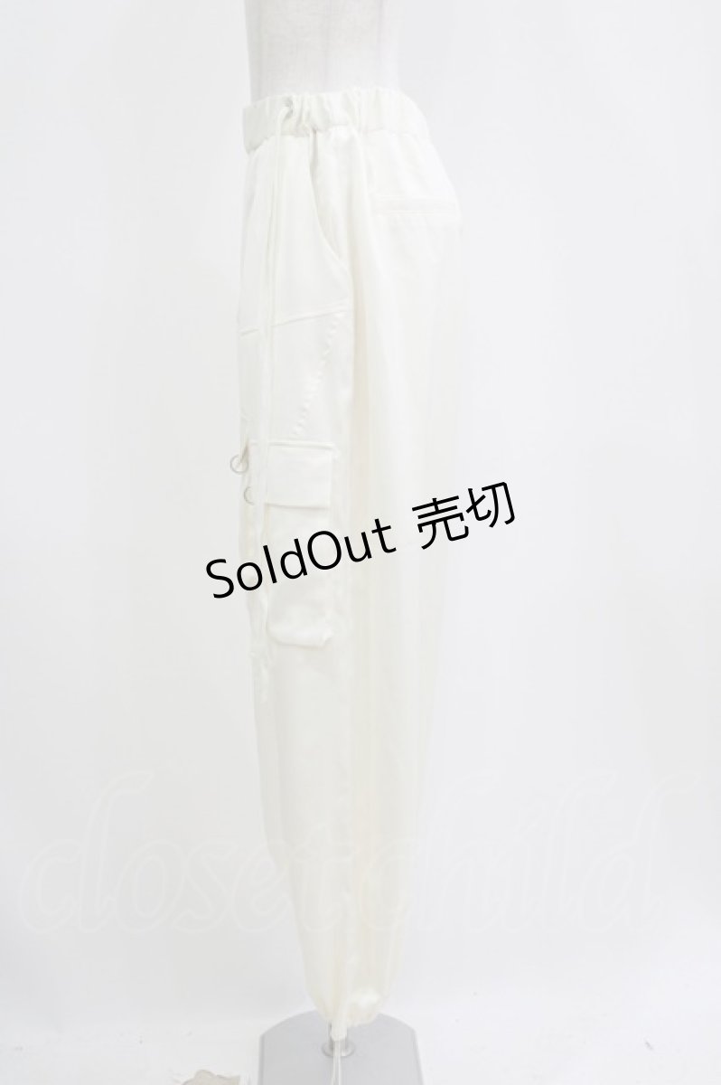 画像2: THEREDTHREAD / S pierce cargo pants F アイボリー H-26-07-05-045-PU-PA-AK-ZH (2)